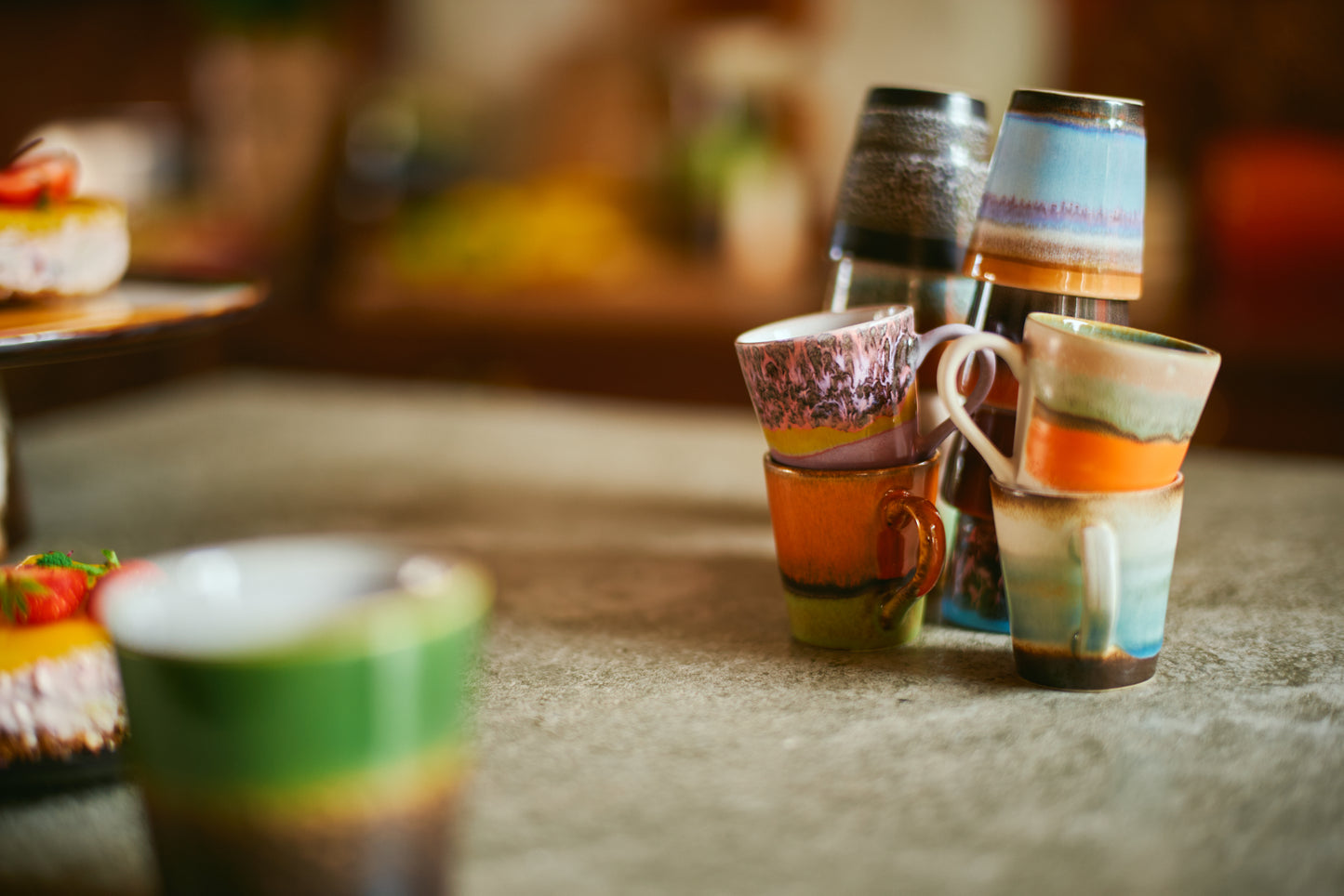 Ristretto mugs, set van 4