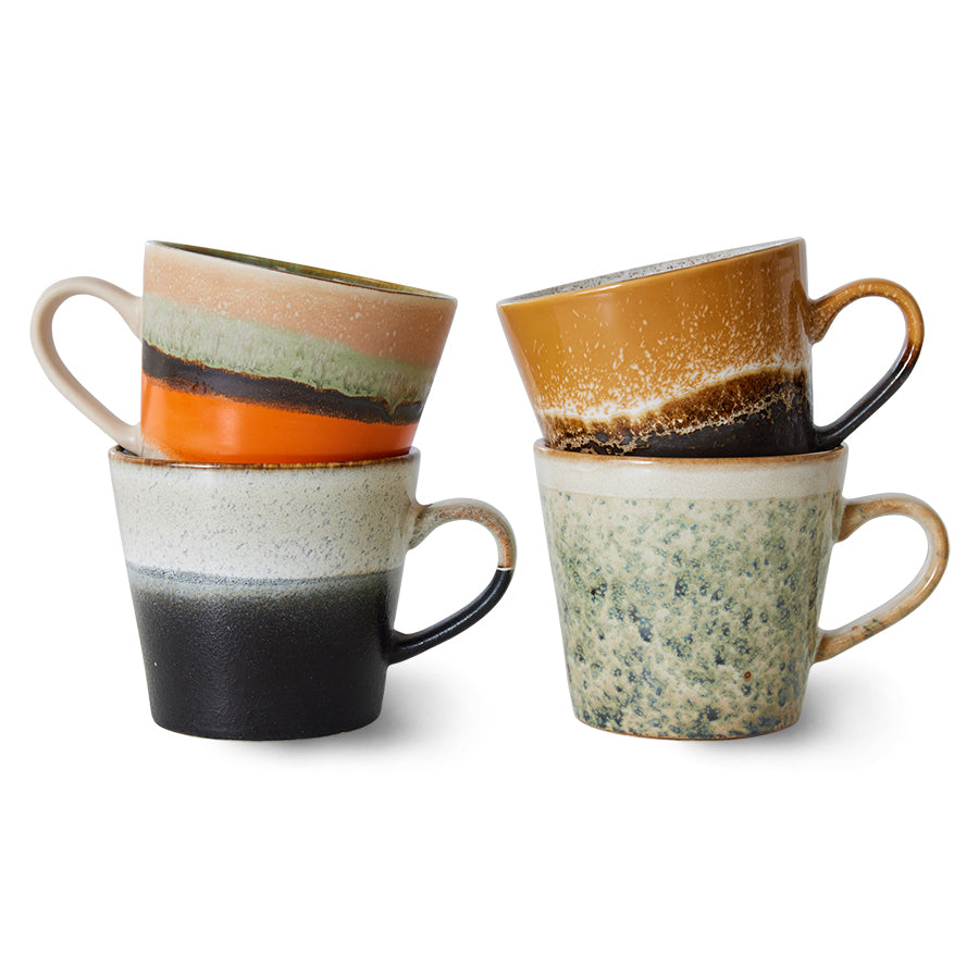 Set 4 cappucino mugs