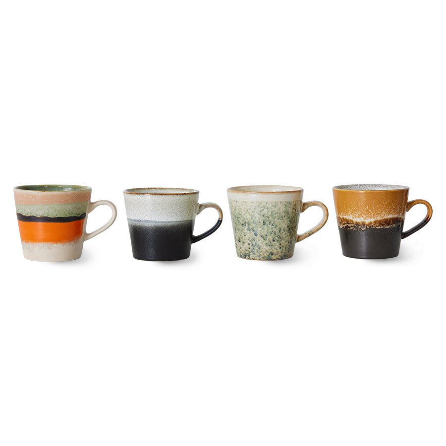 Set 4 cappucino mugs