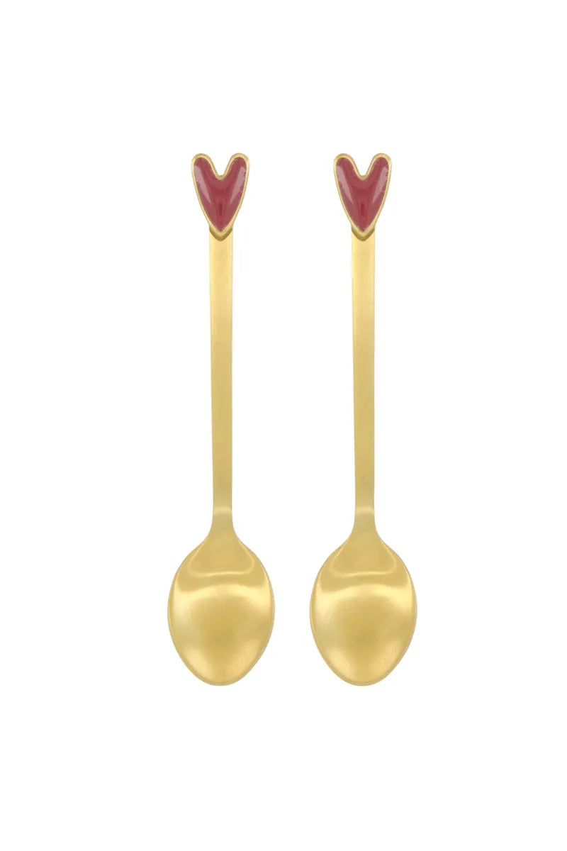 Set van 2 lepeltjes