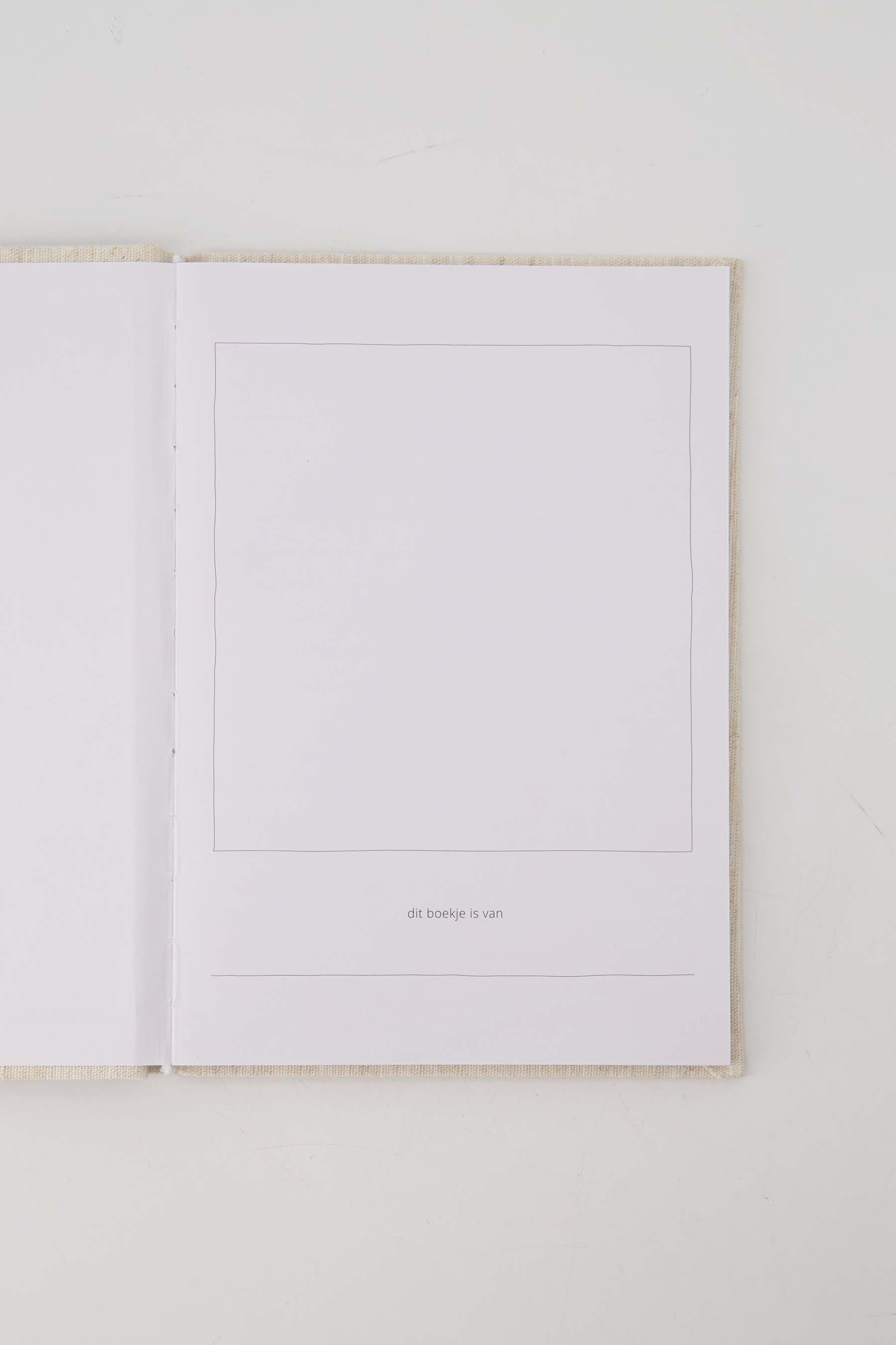 Herinneringenboekje baby