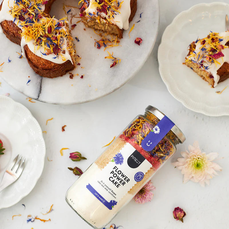 DIY cakemix flower power