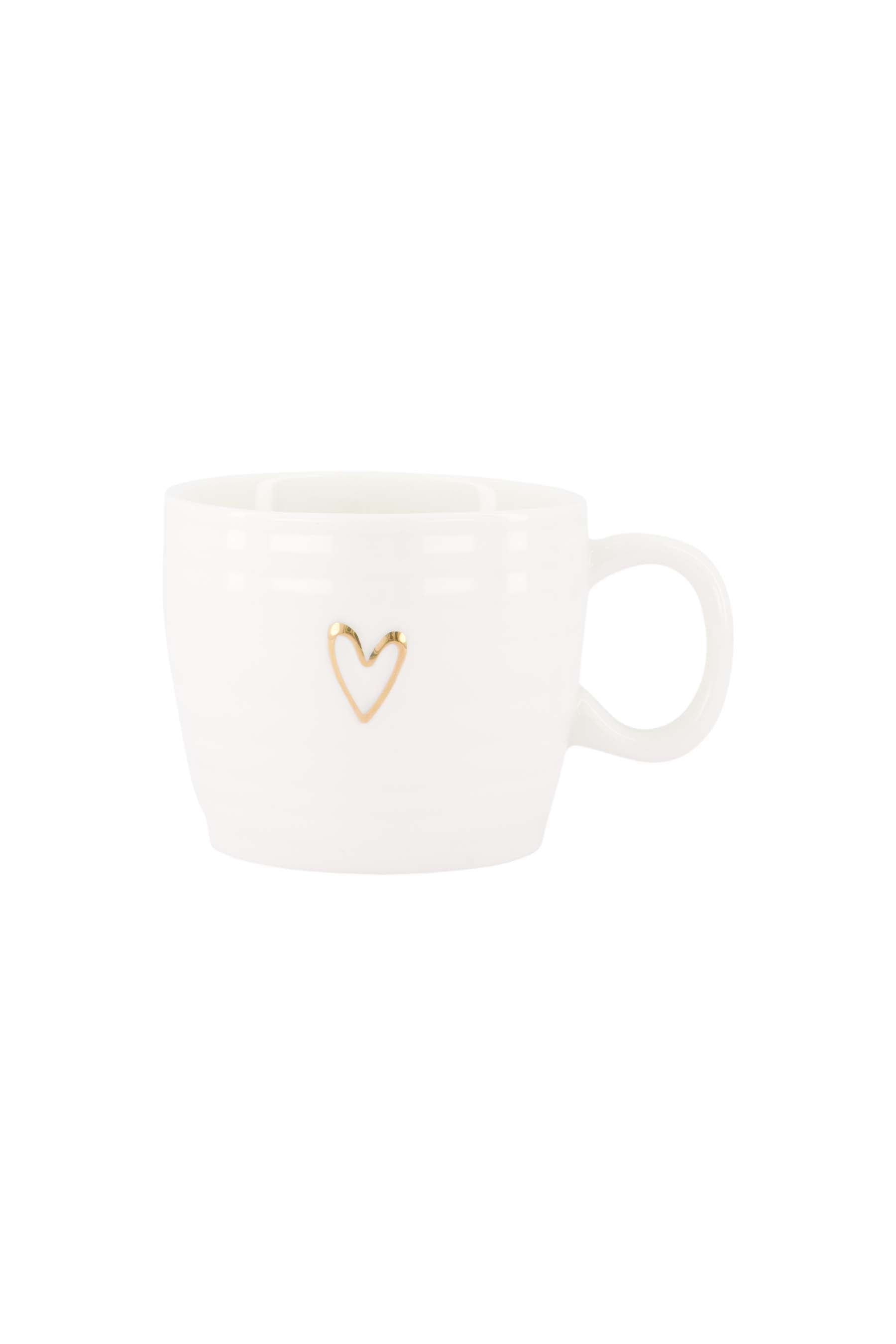 Mok cappuccino hartje