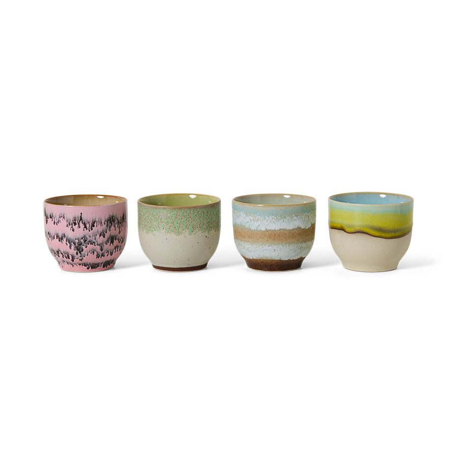 Set van 4 mokken