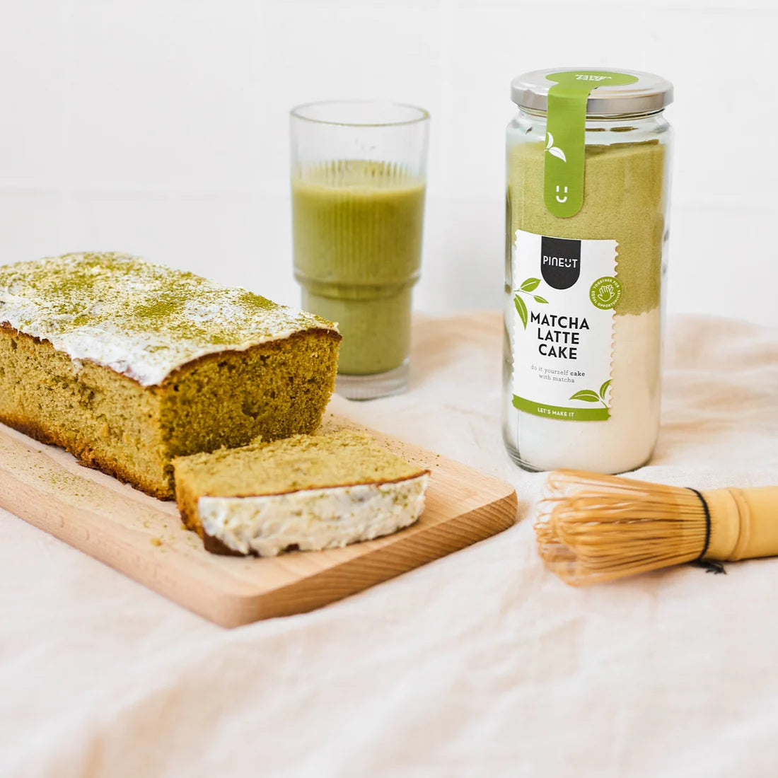 DIY cakemix matcha
