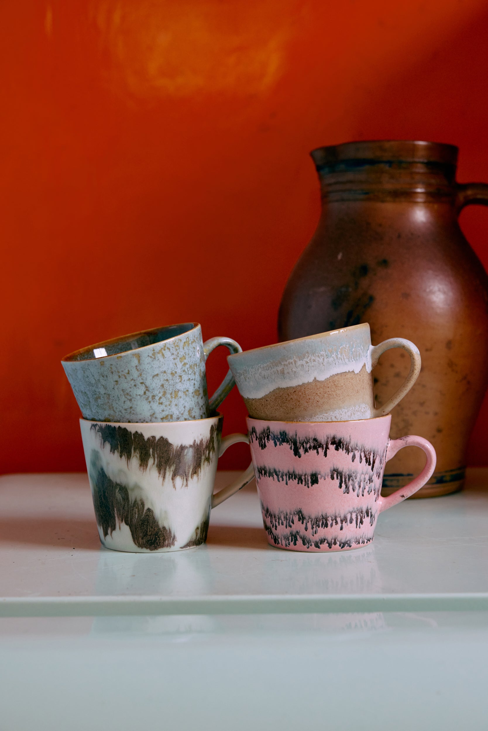 Set 4 cappucino mugs
