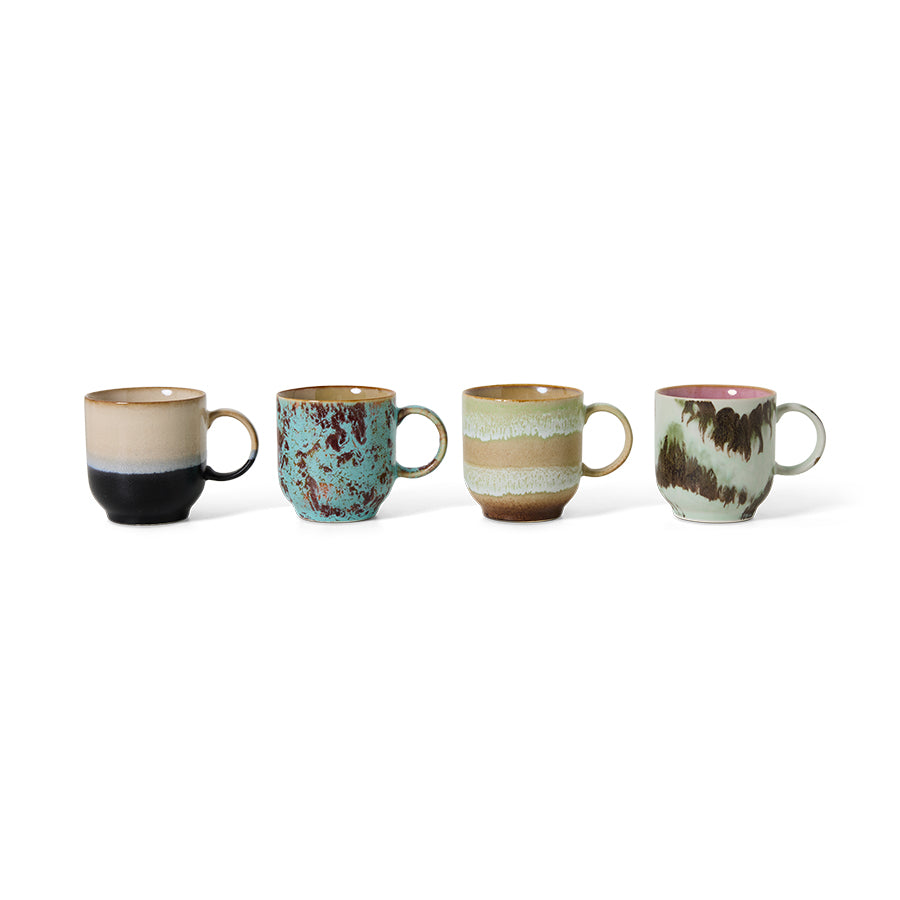 Set van 4 mokken