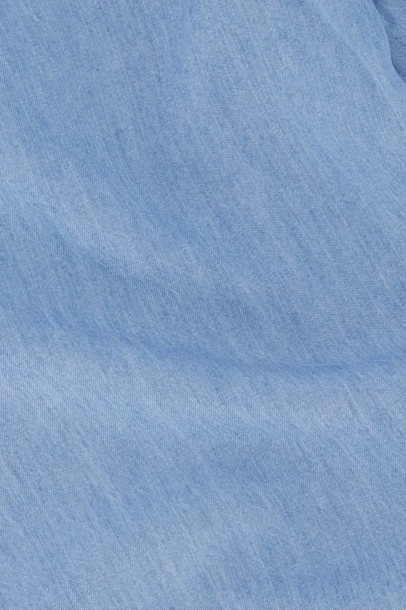 Top tencel, lichte denim