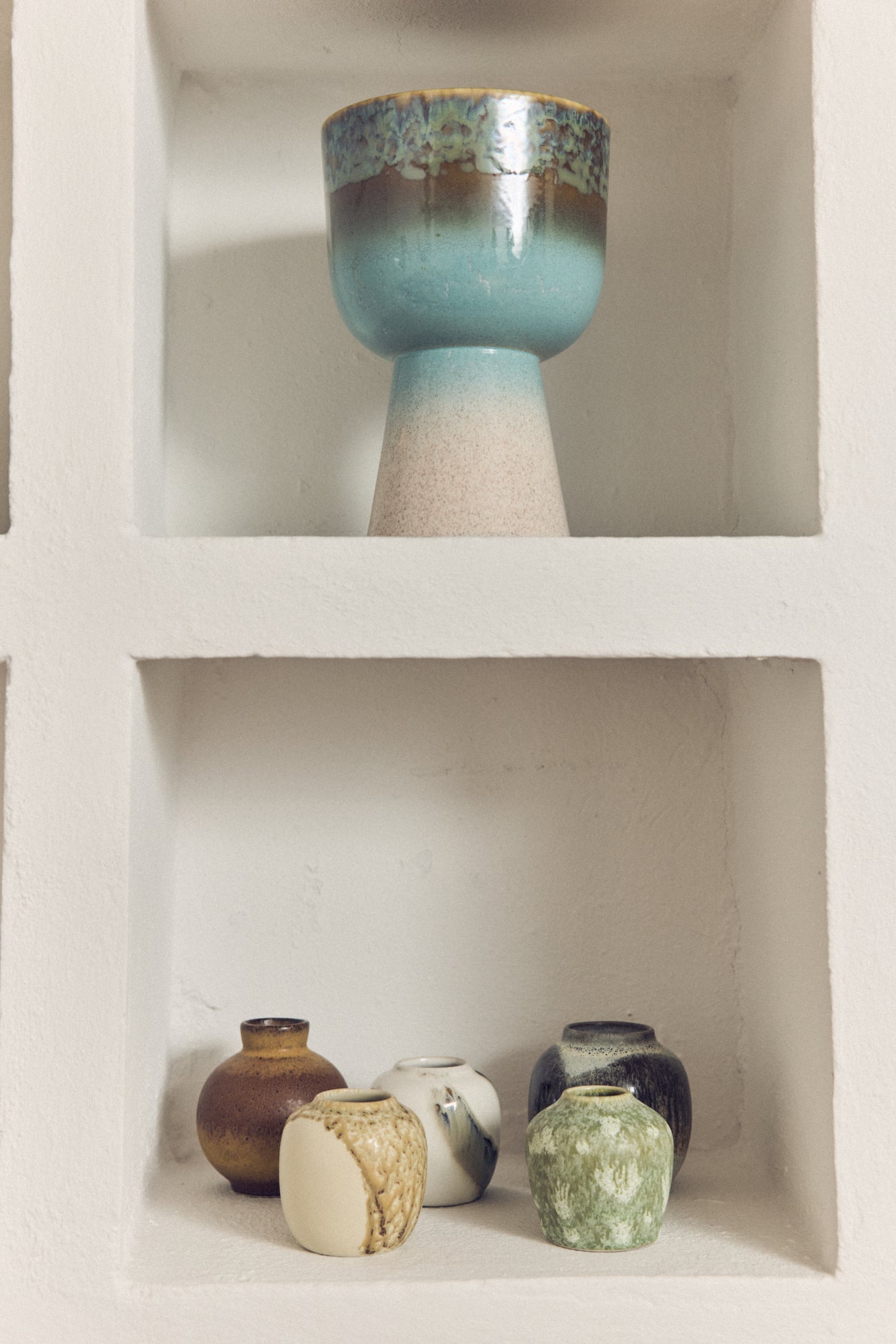 Set van 4 vazen