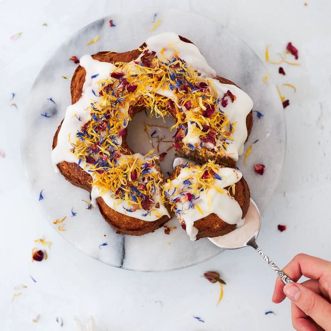 DIY cakemix flower power