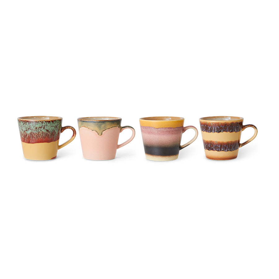 Set 4 cappucino mugs