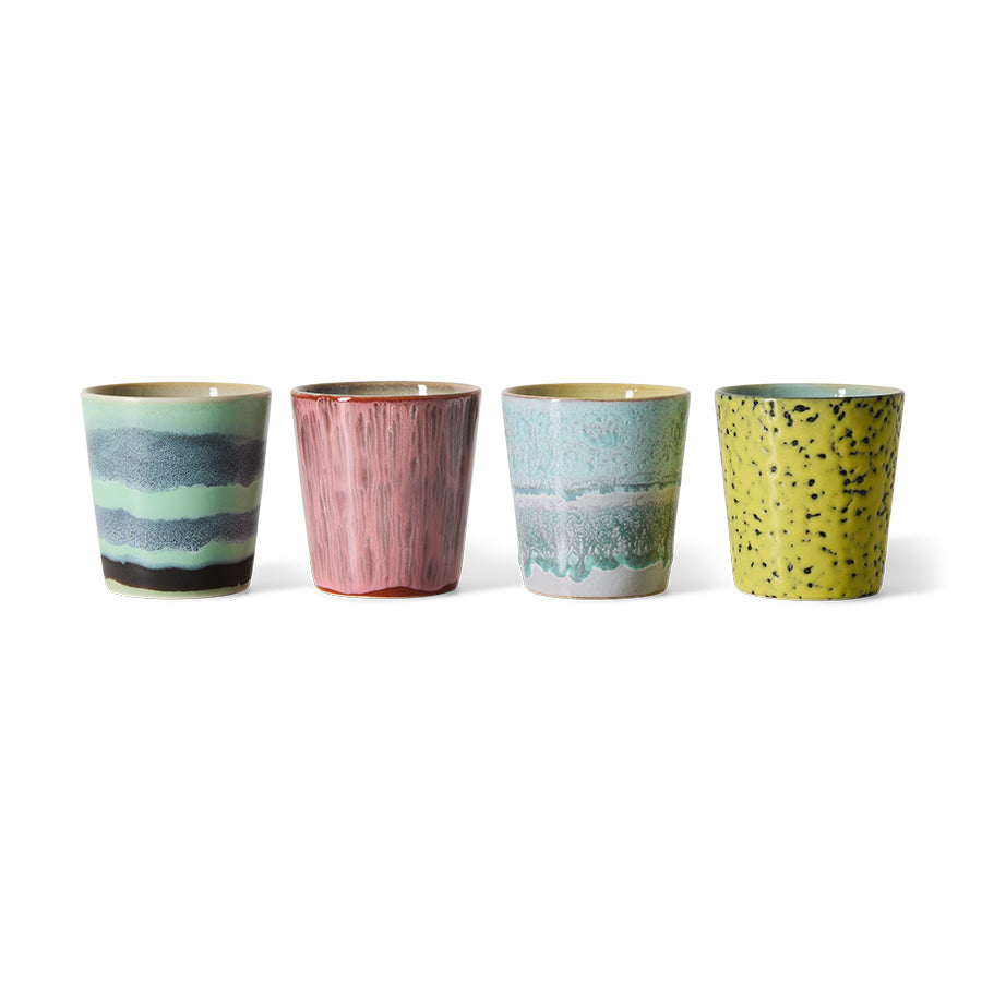 Set van 4 kopjes artistic