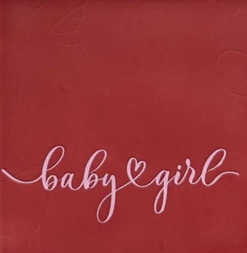 Tegeltje baby girl