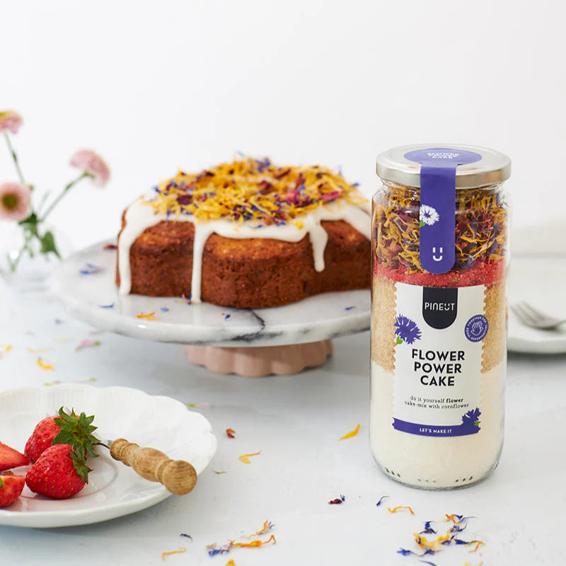 DIY cakemix flower power