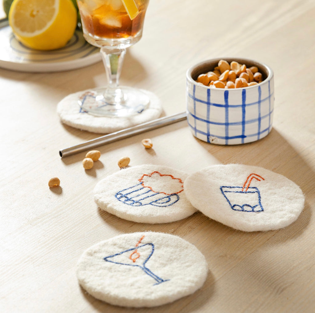 Set van 4 onderzetters