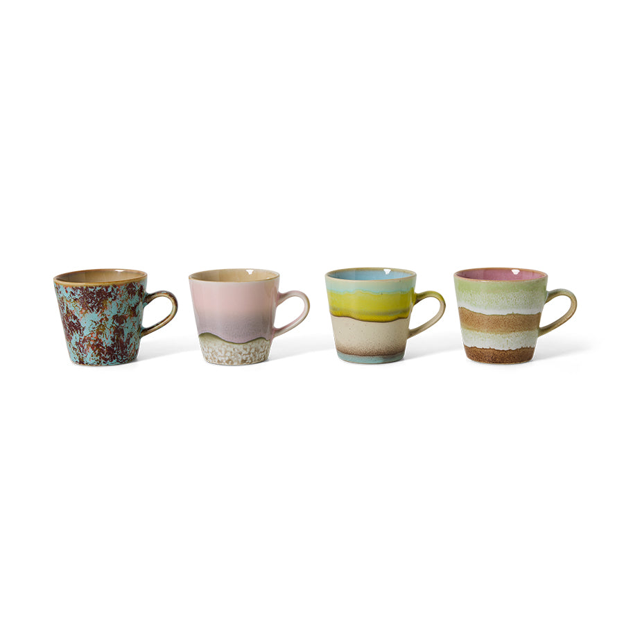 Set van 4 mokken americano