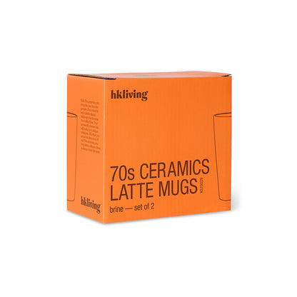 Latte mugs, set van 2