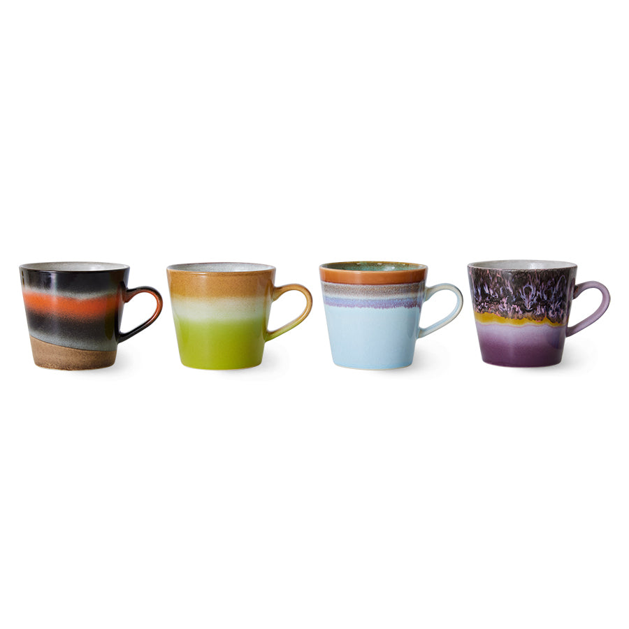 Set 4 cappucino mugs