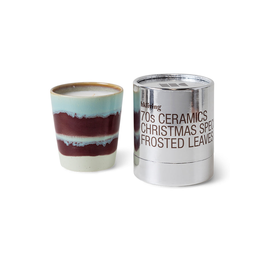 Geurkaars Frosted leaves