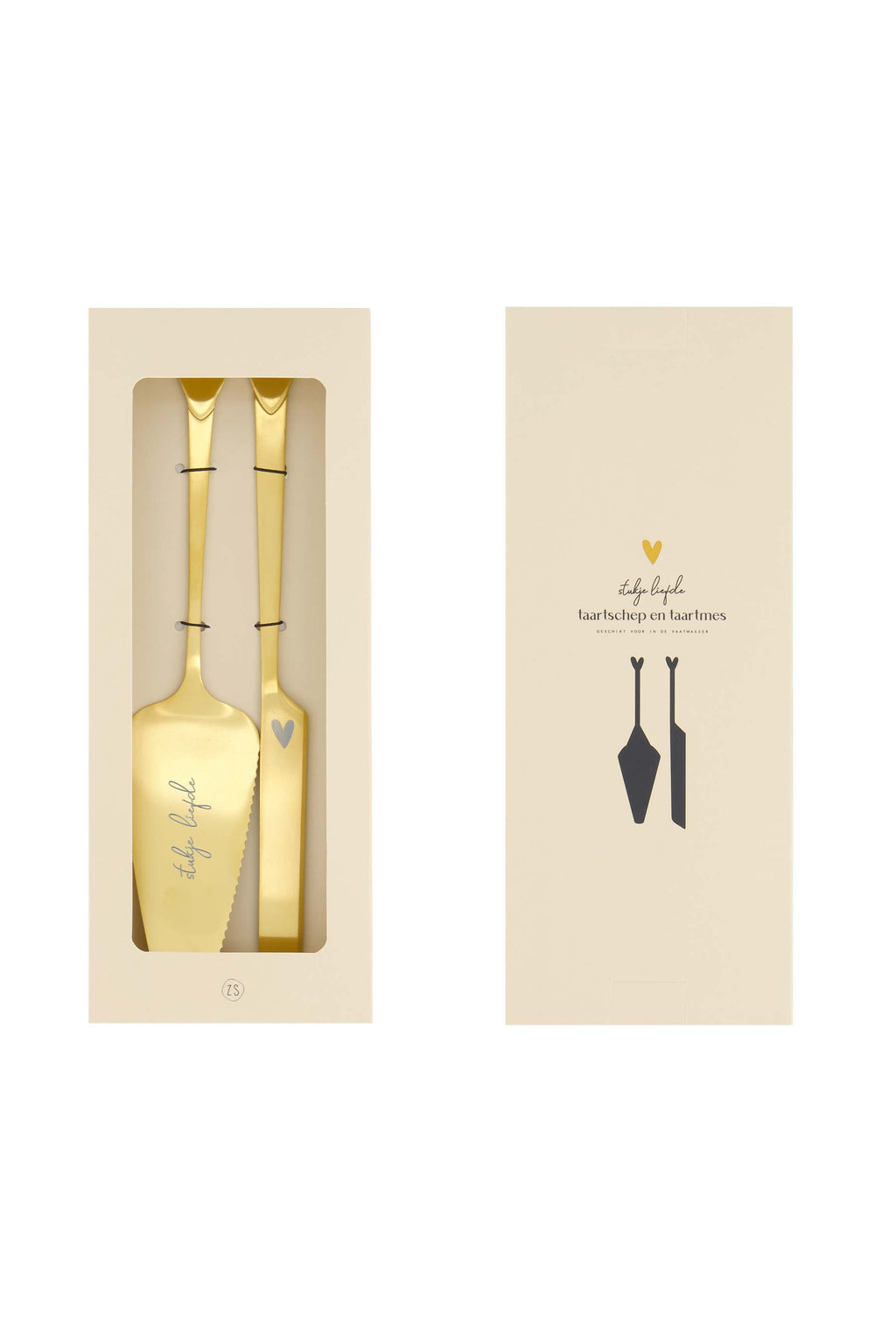 Taartschep en mesje