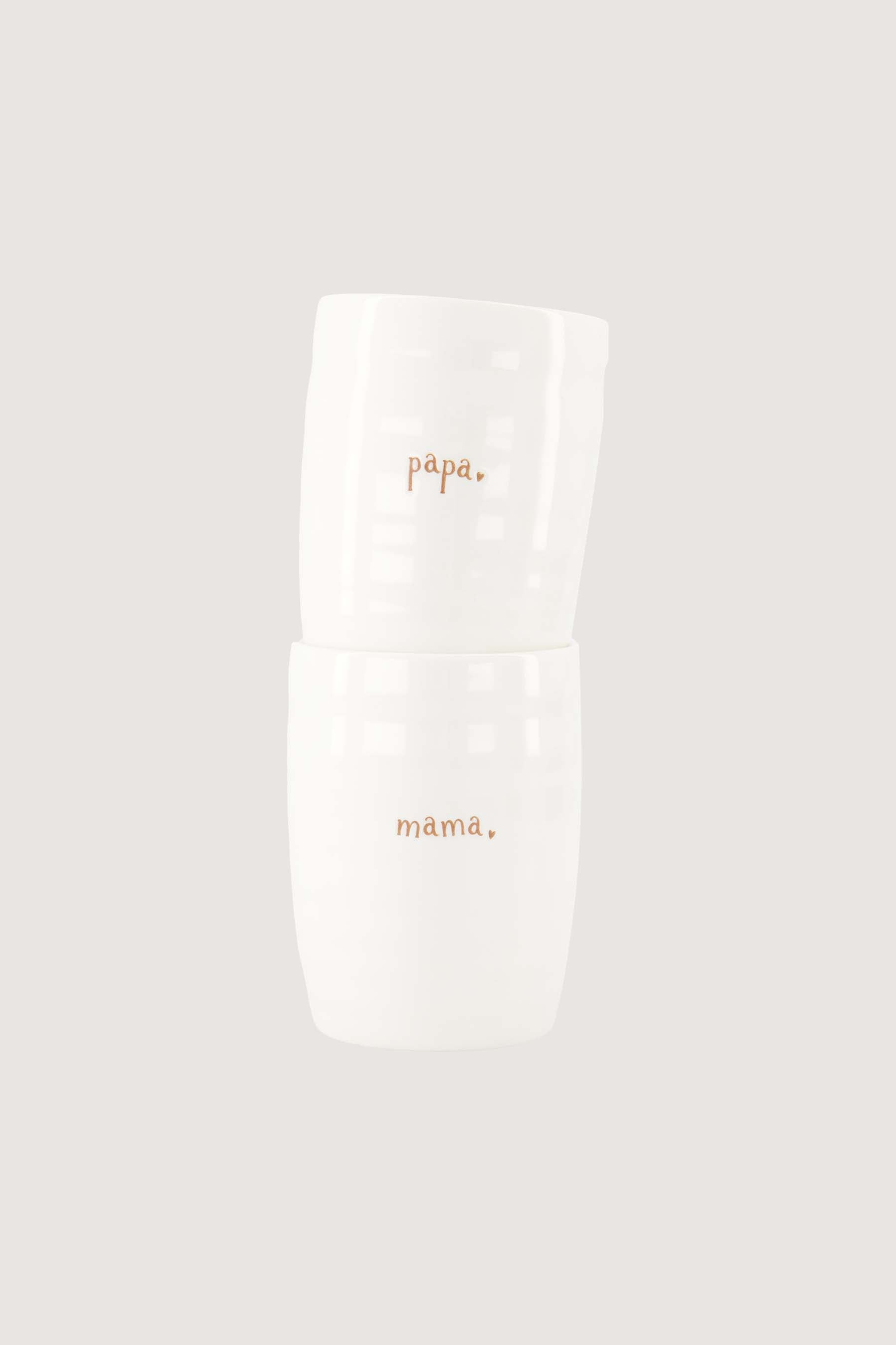 Set kopjes mama papa