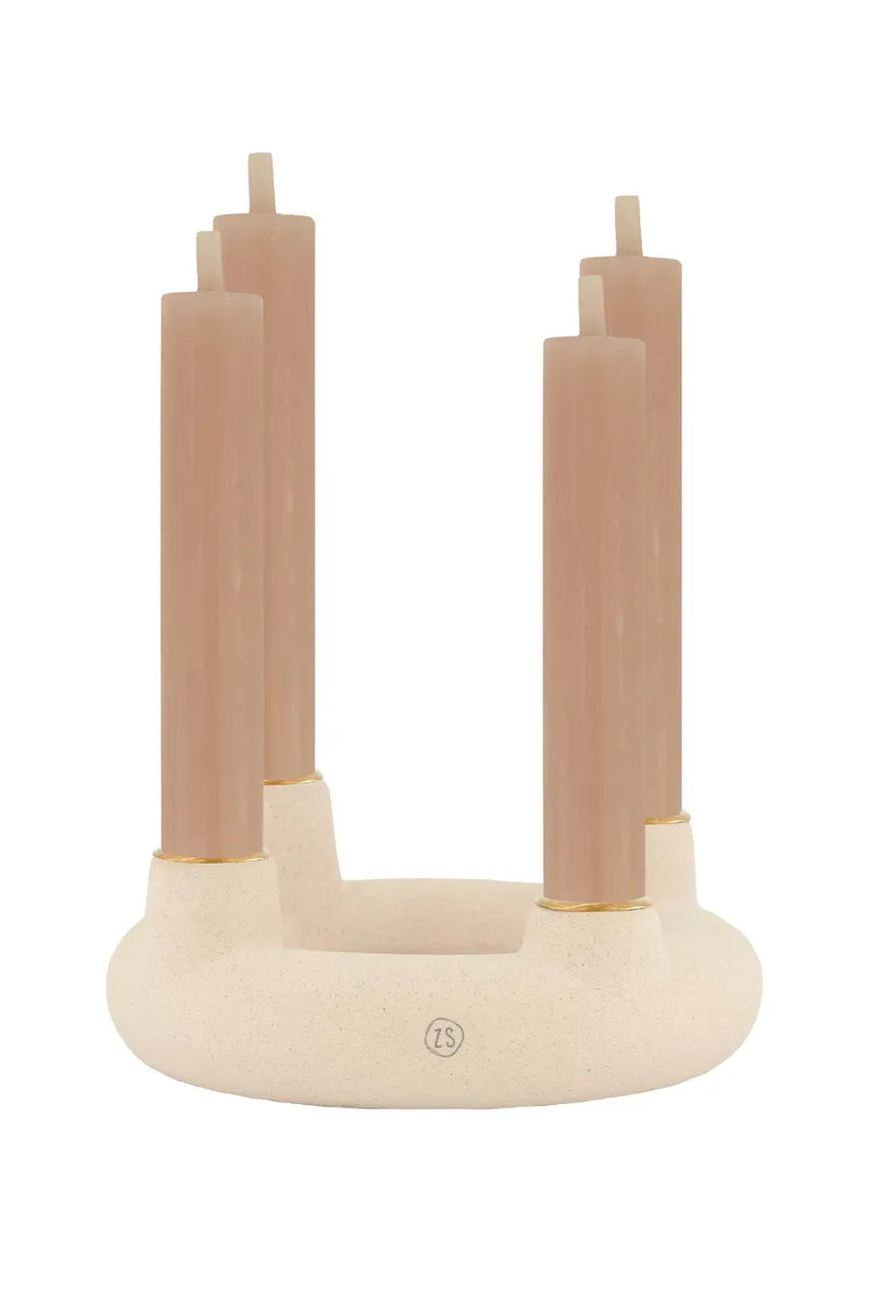 Kandelaar (beige of zwart)