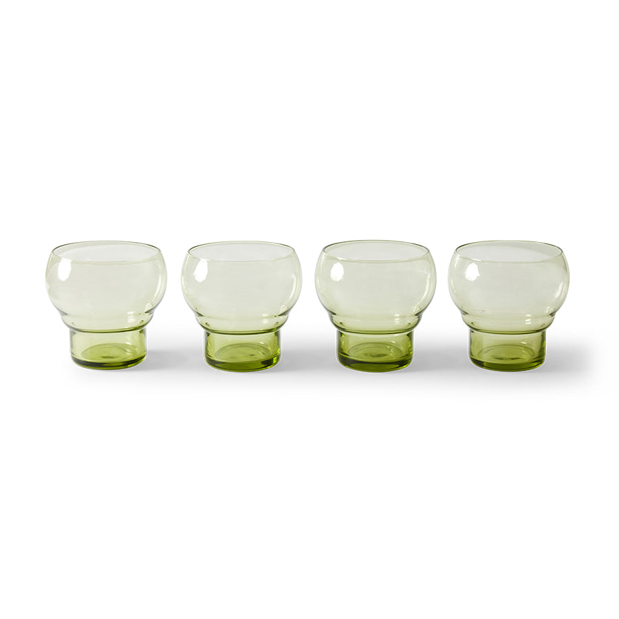 Set van 4 glazen