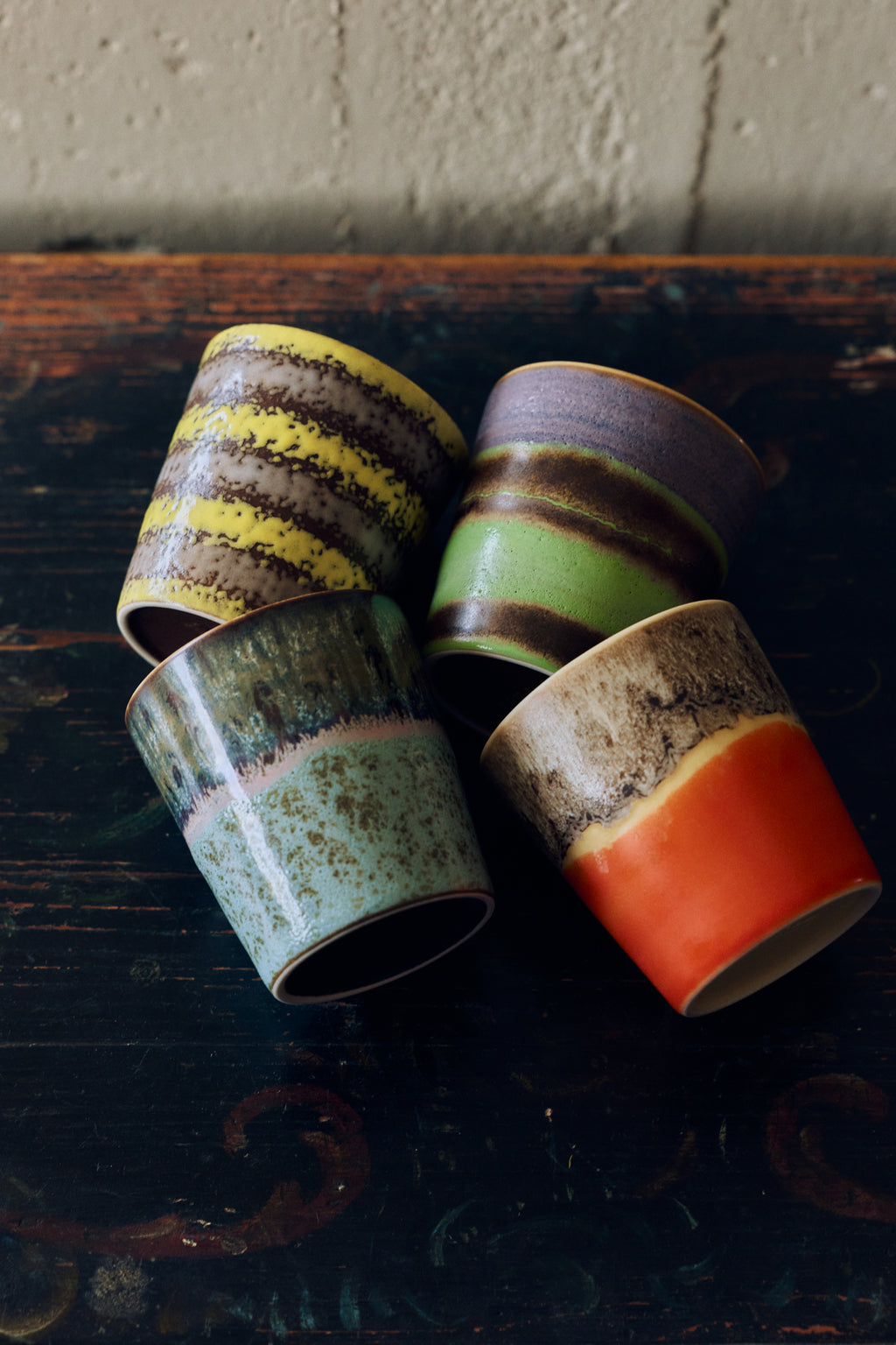 Kopjes, set van 4, Funky