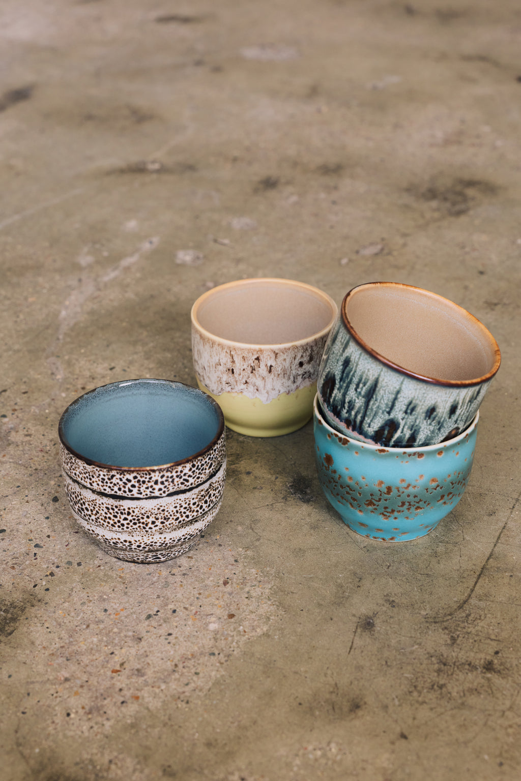 Kopjes, café cups, set van 4