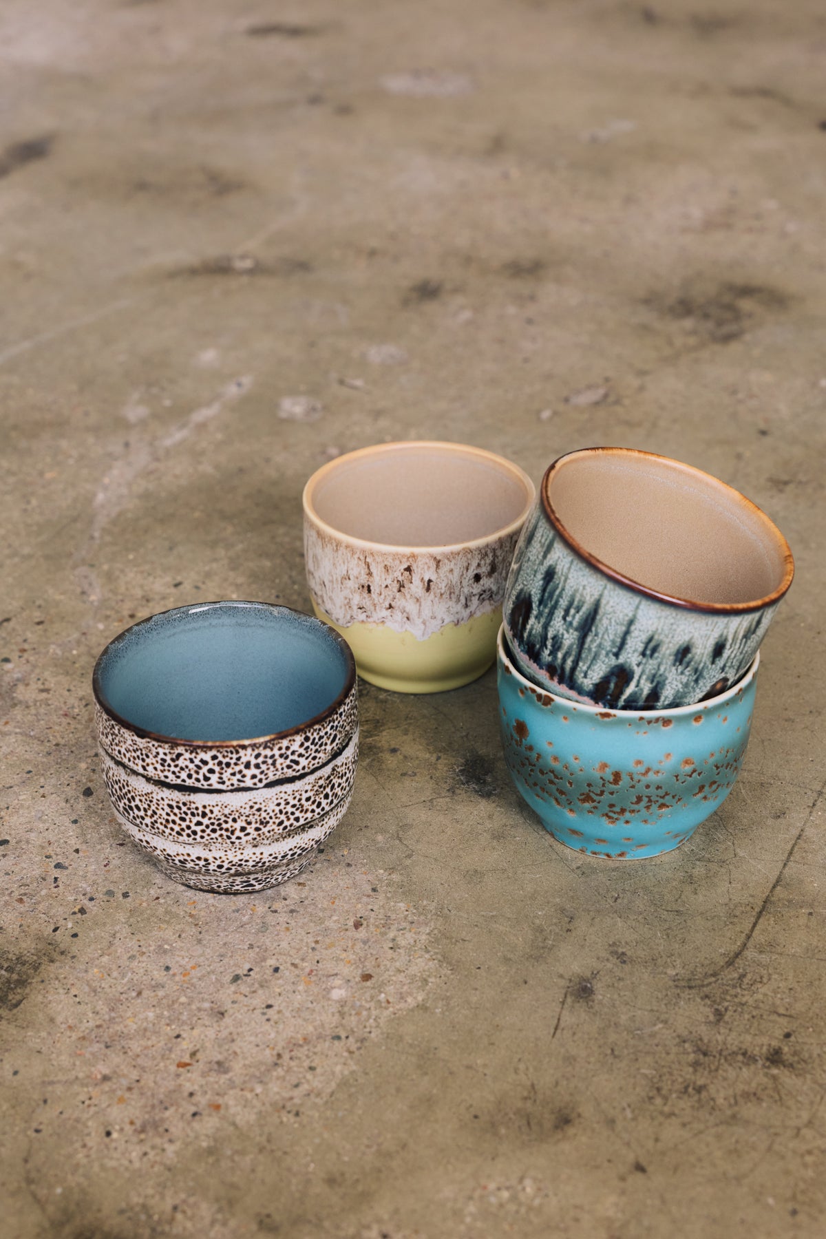 Kopjes, café cups, set van 4
