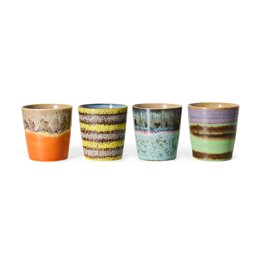Kopjes, set van 4, Funky