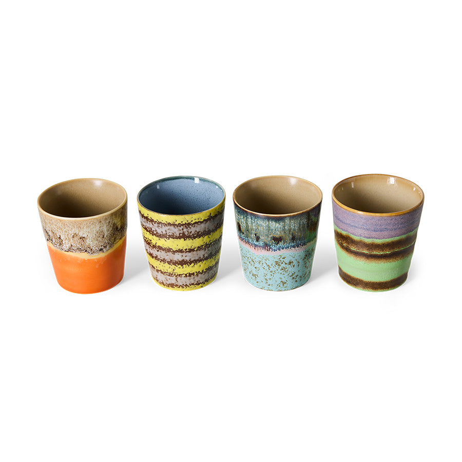 Kopjes, set van 4, Funky