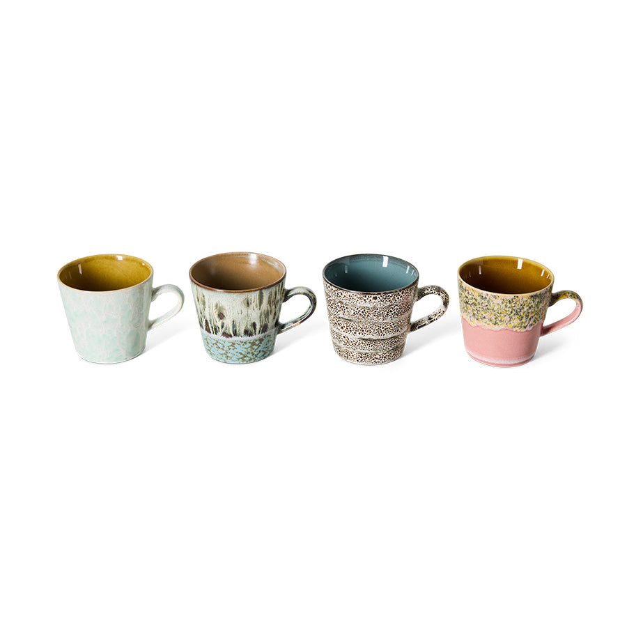 Set 4 cappucino mugs