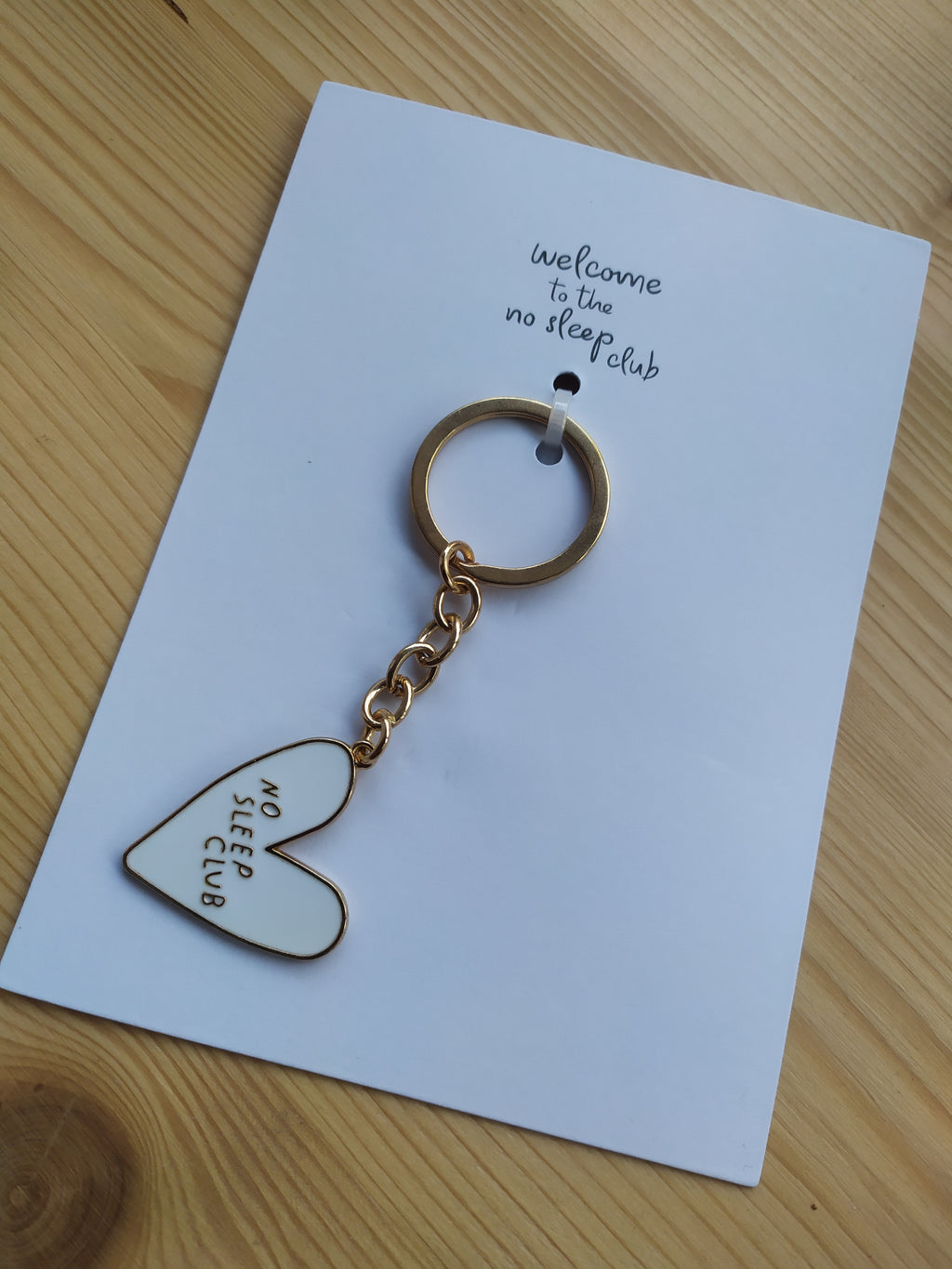 Sleutelhanger no sleep club